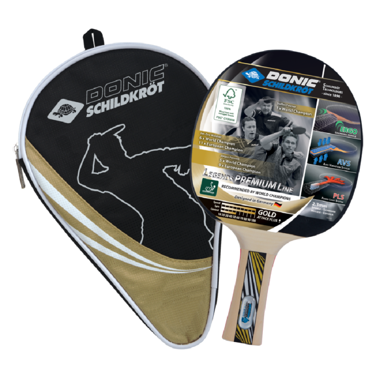 Donic-Schildkröt® Table Tennis Racket Legend Premium Line GOLD (Cover Included )