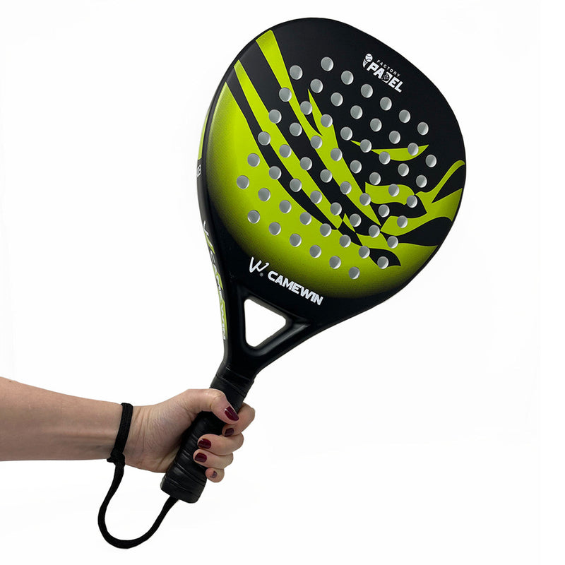 CAMEWIN Padel Racket Full Carbon Fiber with bag cover